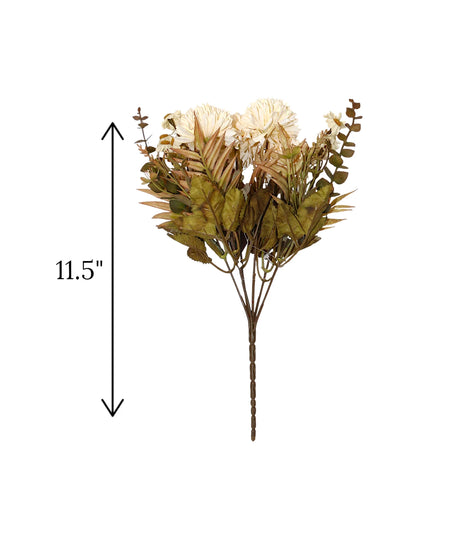 flower bunch mari gold off white china "11.5"