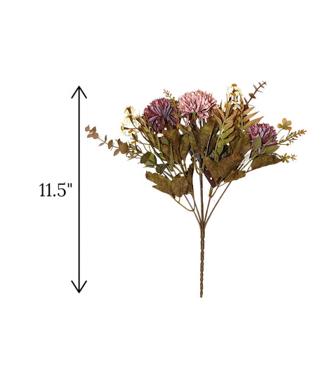 flower bunch mari gold lavender china "11.5"