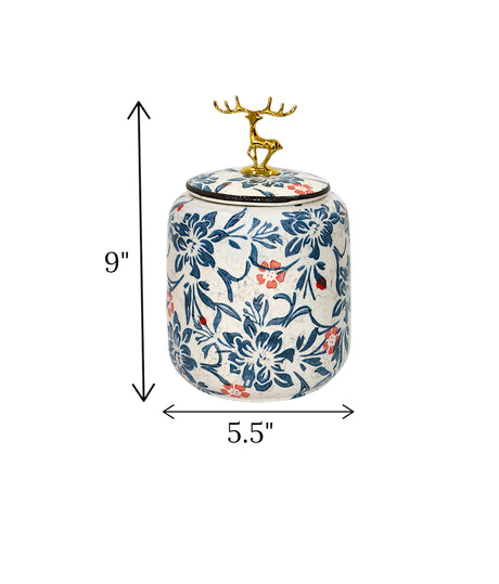 ceramic candy jar multi china 9x5.5