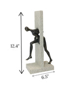 statue abstract lady china 12.4x6.5