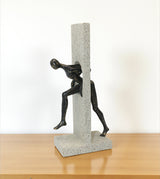 statue abstract lady china 12.4x6.5