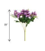 flower bunch purple china 19"