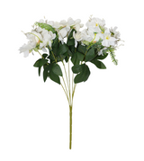 flower bunch white china 19"