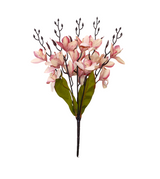 2tone flower bunch cymbidium china 17.5"