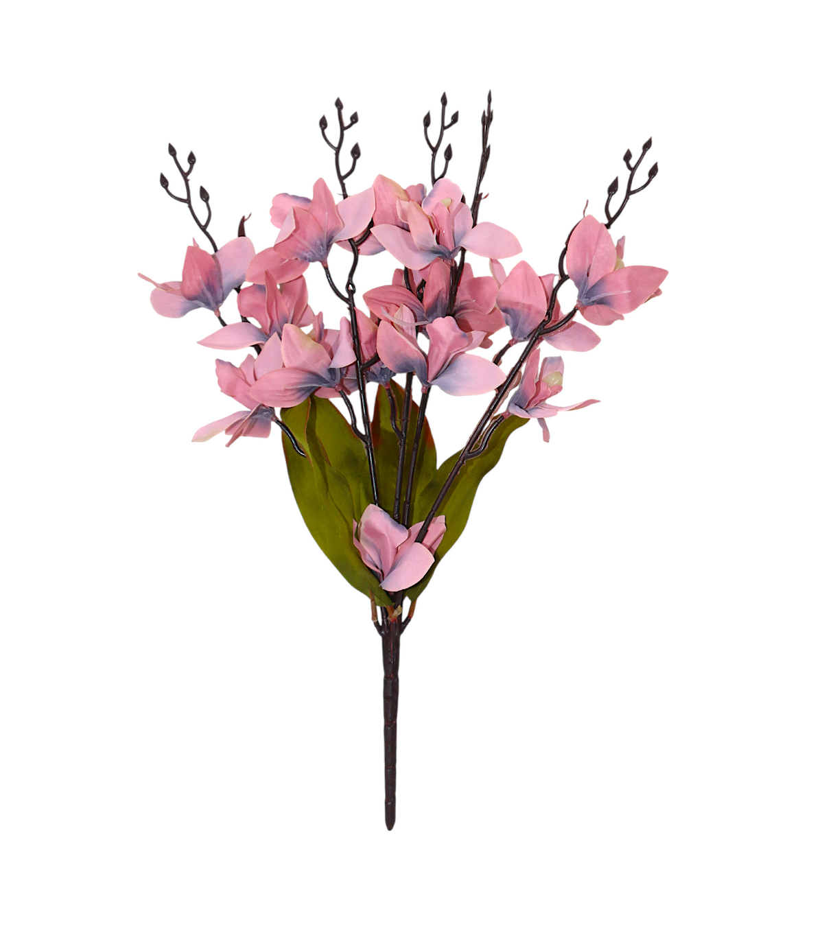 2tone flower bunch pink cymbidium china 17.5