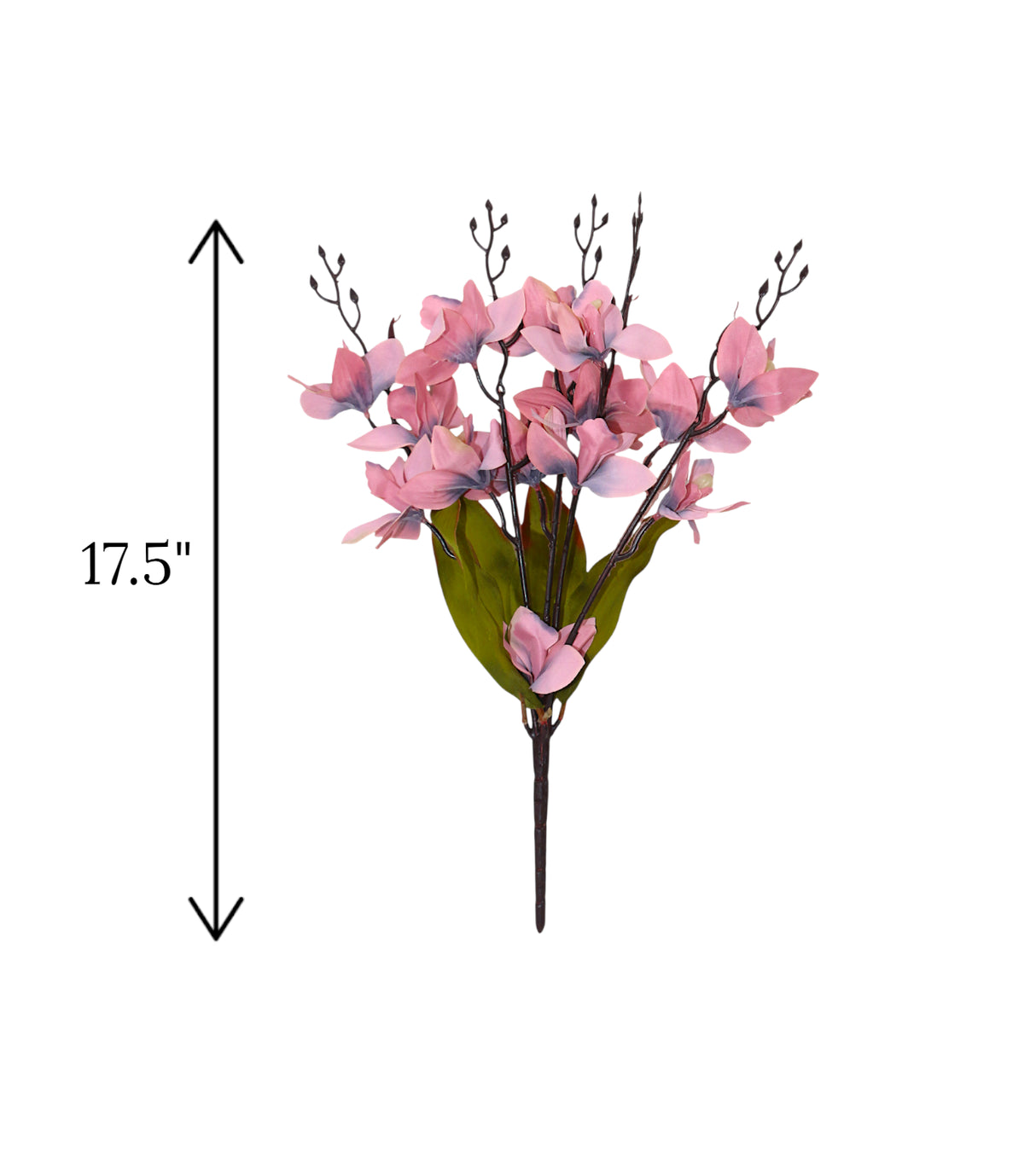 2tone flower bunch pink cymbidium china 17.5