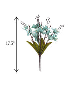 2tone flower bunch sea green cymbidium china 17.5"