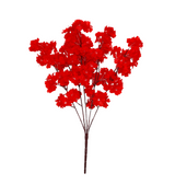 flower bunch blossom red china 20.5"