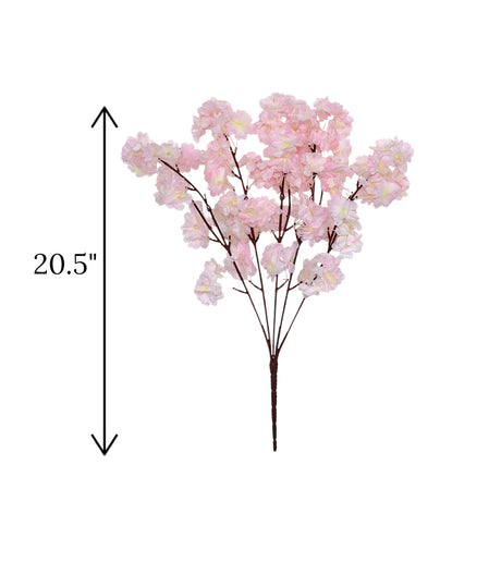 flower bunch blossom light pink china 20.5"
