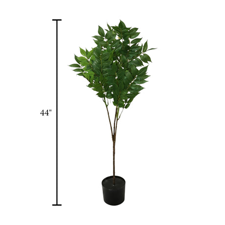 wax tree with plastic pot china 44"