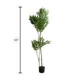 olive tree with black pot china 69"