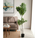 olive tree with black pot china 69"