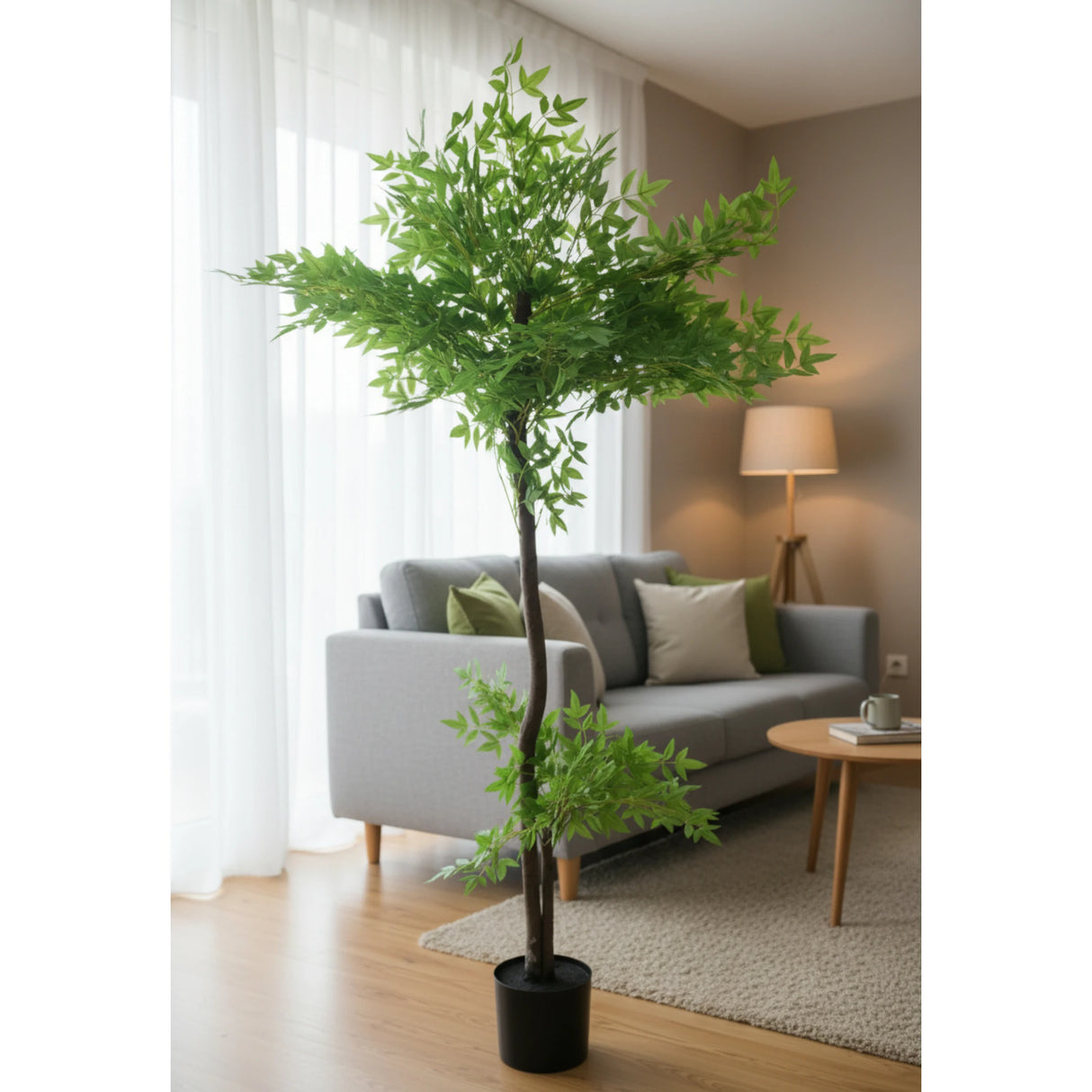 nandina tree with plastic pot china 76"