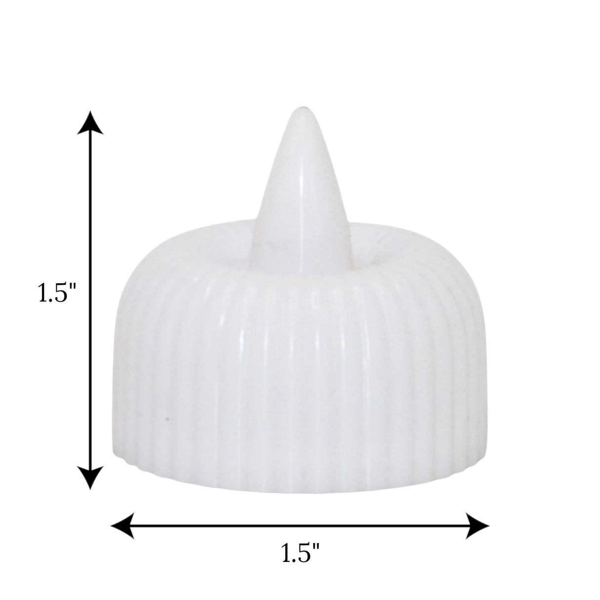 led tea light candle off white 1pc china 1.5x1.5