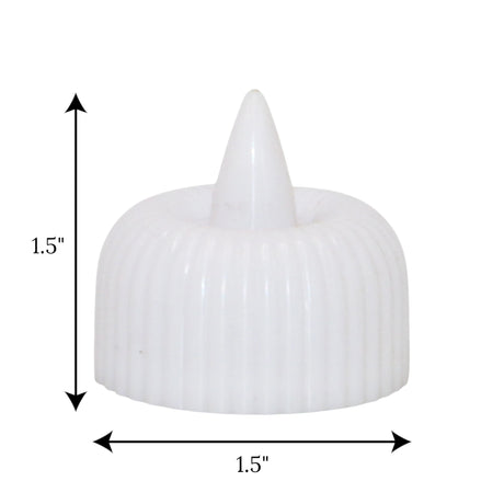 led tea light candle off white 1pc china 1.5x1.5