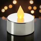 led tea light candle silver 1pc china 1.5x1.5