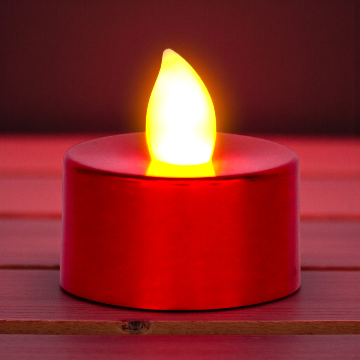 led tea light candle red 1pc china 1.5x1.5