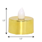 led tea light candle golden 1pc china 1.5x1.5