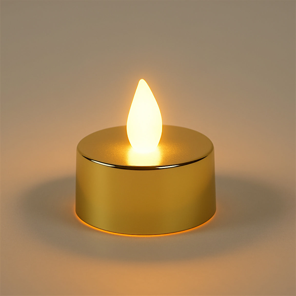 led tea light candle golden 1pc china 1.5x1.5