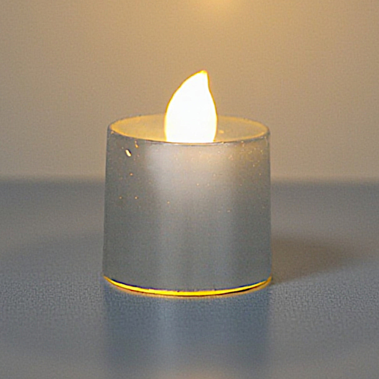 led tea light candle silver 1pc china 1.8x1.5