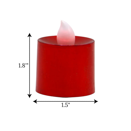 led tea light candle red 1pc china 1.8x1.5