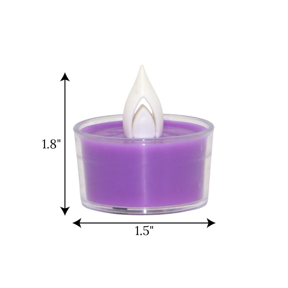 led tea light candle purple 1pc china 1.8x1.5