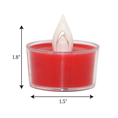 led tea light candle red 1pc china 1.8x1.5