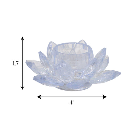 led candle crystal lotus flower 1pc china 1.7x4