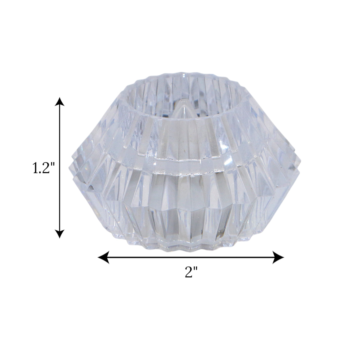 led candle crystal diamond cut 1pc china 1.2x2