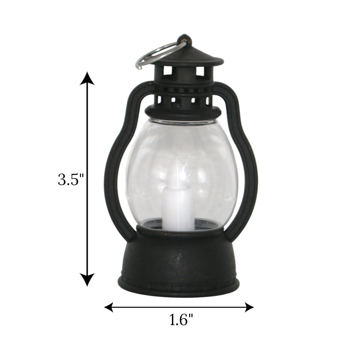 led candle lantern black 1pc china 3.5x1.6
