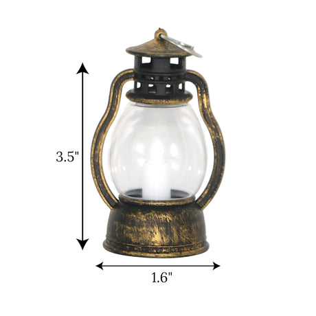 led candle lantern brown 1pc china 3.5x1.6