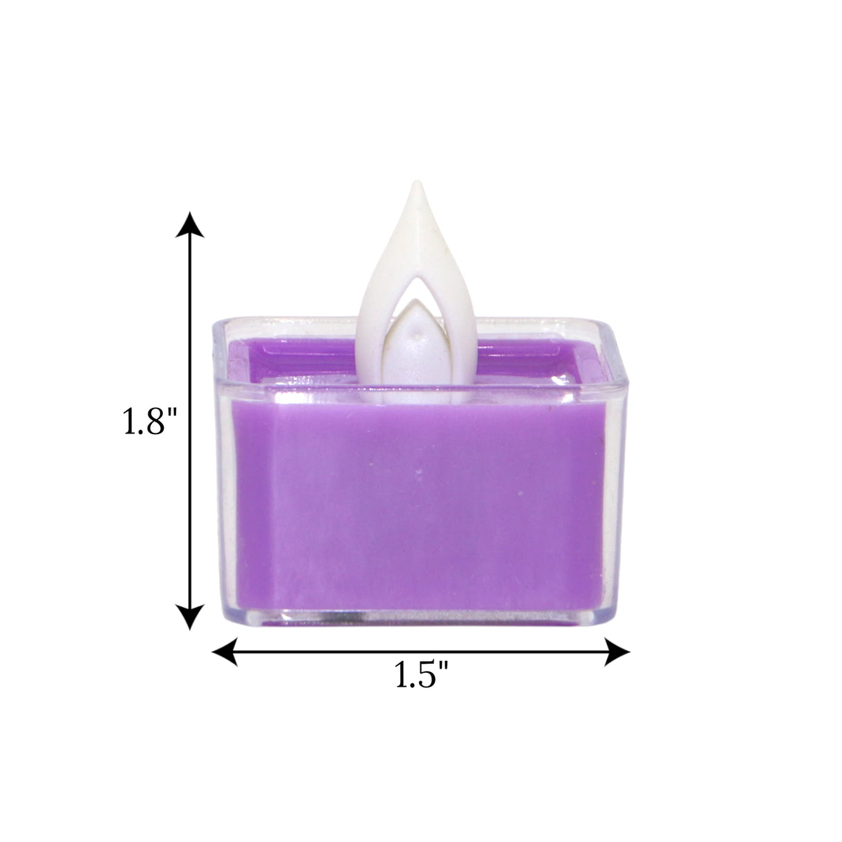 led tea light candle purple 1pc china 1.8x1.5