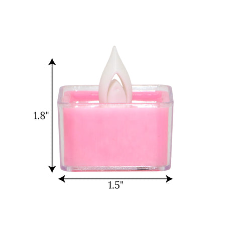 led tea light candle pink 1pc china 1.8x1.5