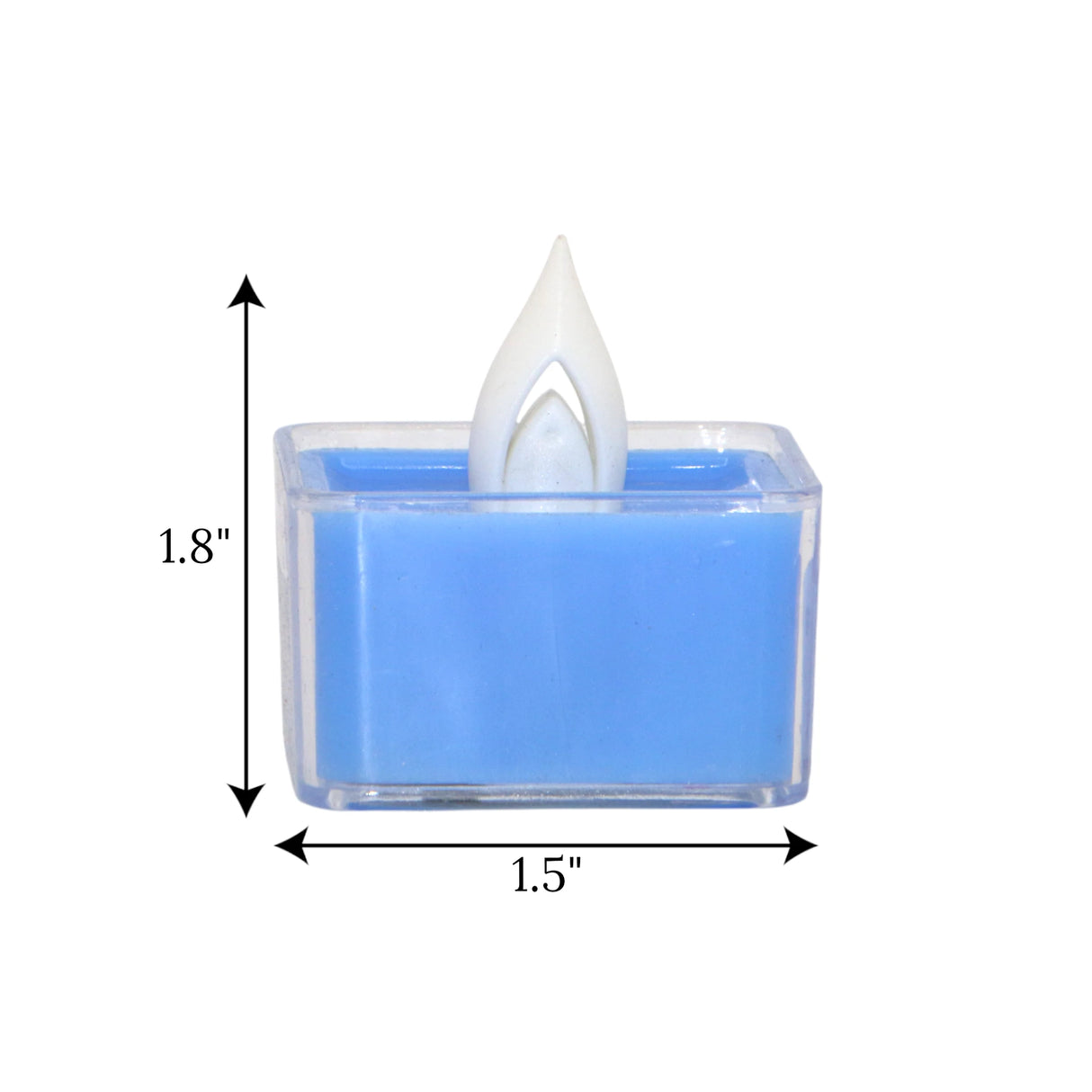 led tea light candle blue 1pc china 1.8x1.5