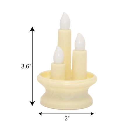 led candle off white 3s china 3.6x2