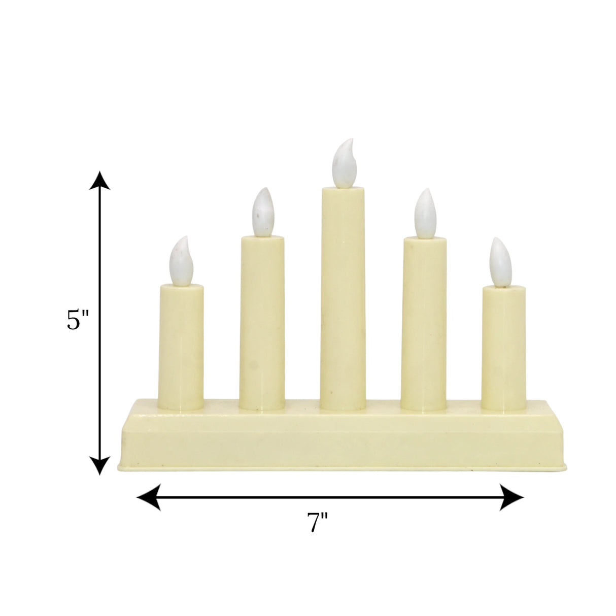 led candle off white 5s china 1pc 5x7