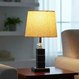 table lamp wood black crystal candy 6 inch 18"x10"