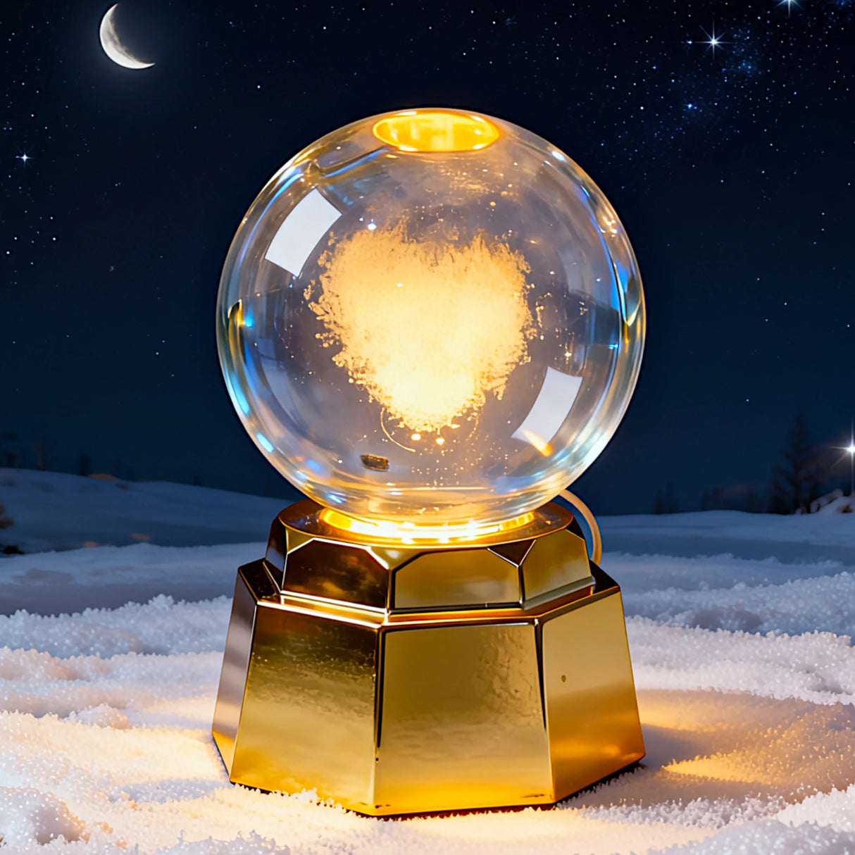 3d crystal moveable globe golden base china