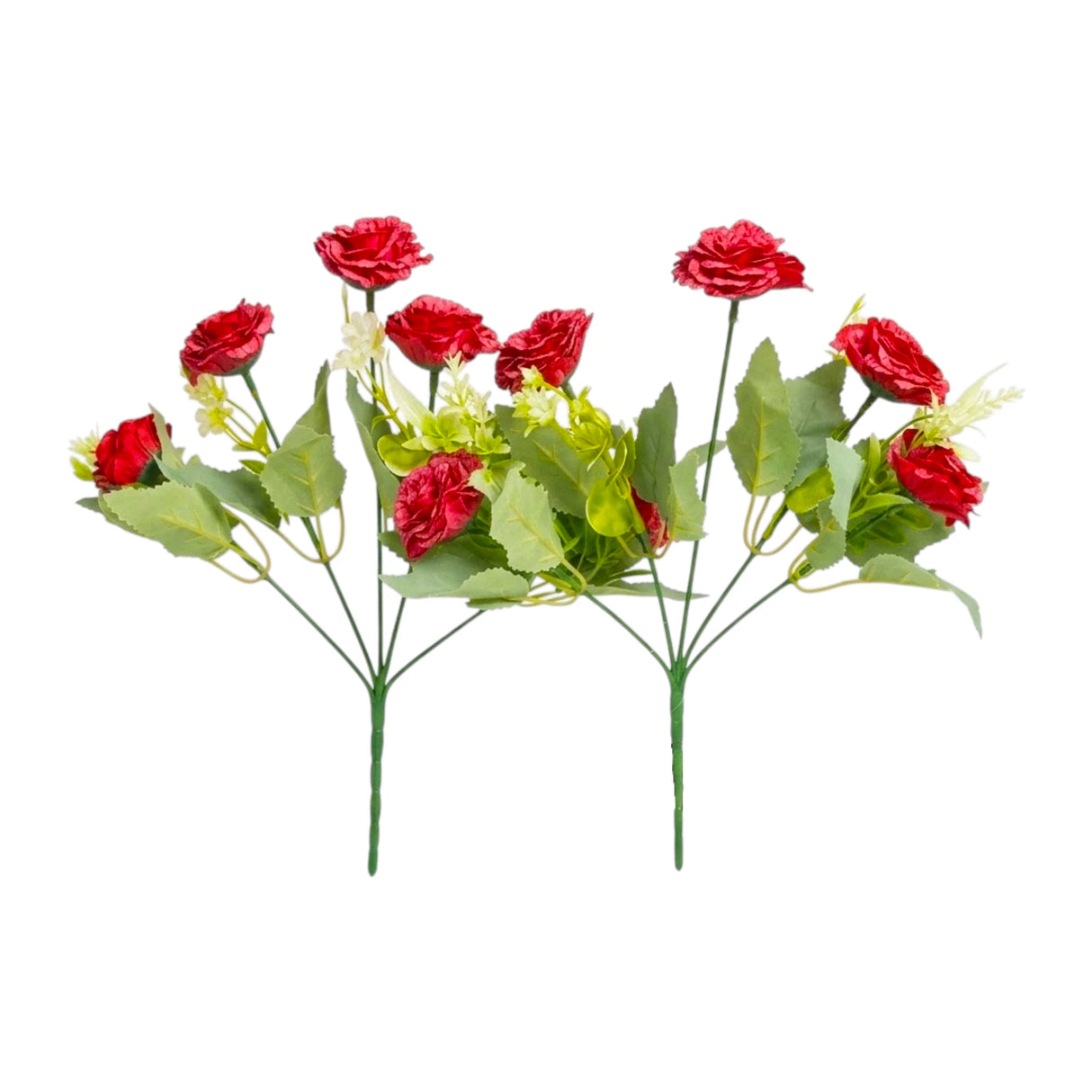 flower bunch peony red
