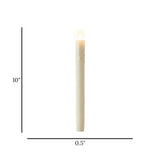 led candle 1pc long 10"x0.5" white china