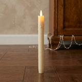 led candle 1pc long 10"x0.5" white china