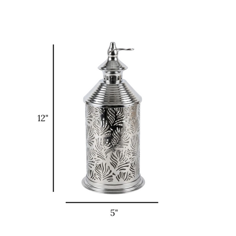 metal led lantern lamp silver china