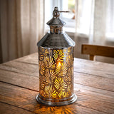 metal led lantern lamp silver china