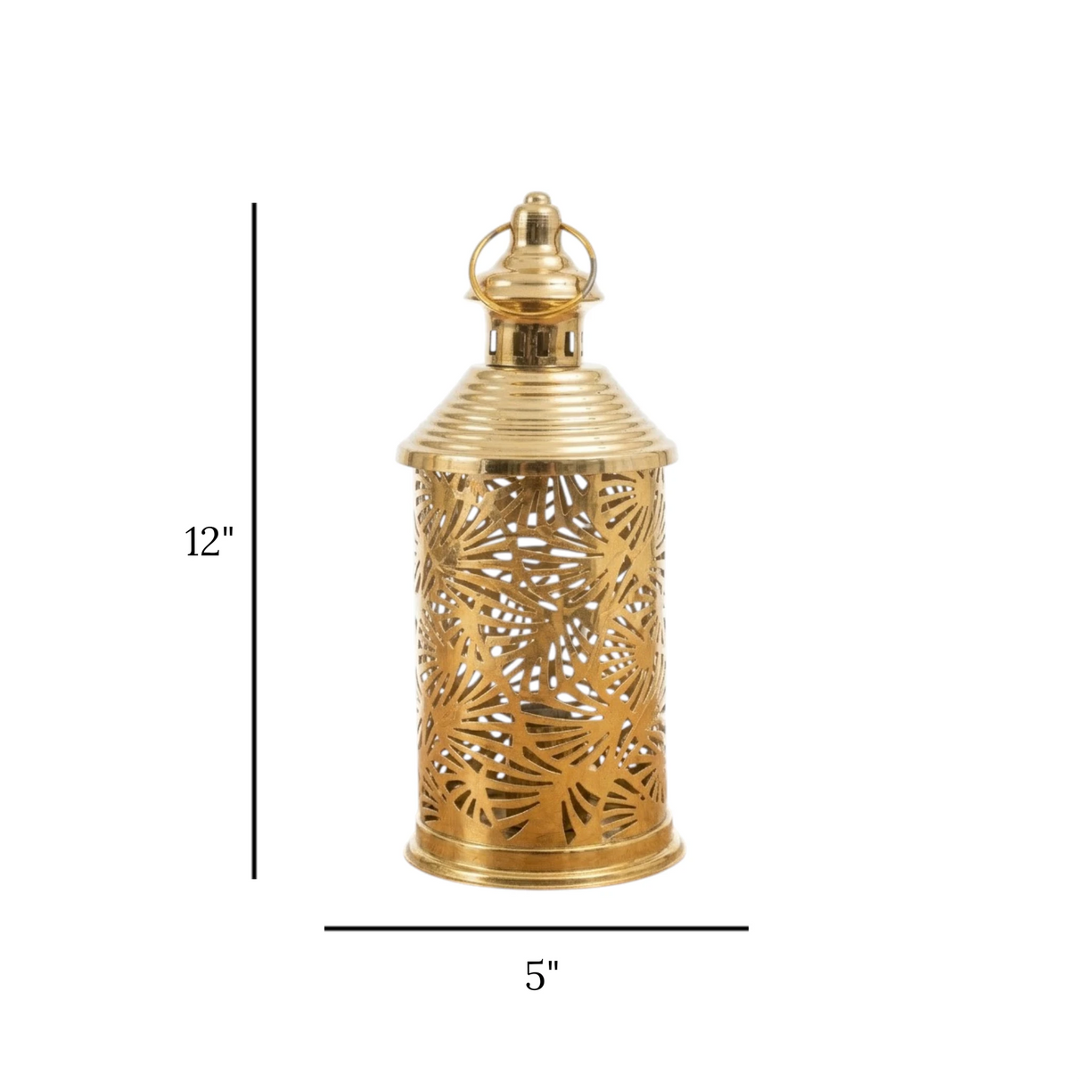 metal led lantern golden china
