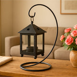 decorative metal hanging lantern black china