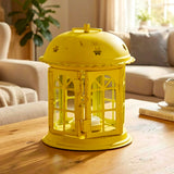 decorative metal hanging lantern yellow china