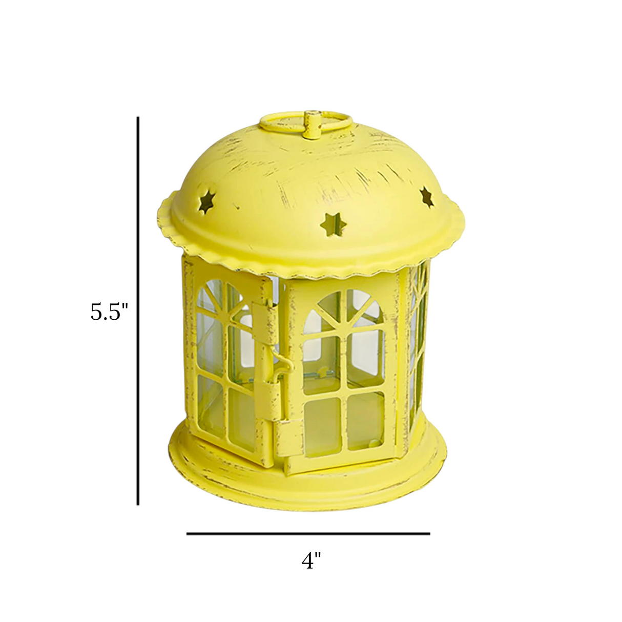 decorative metal hanging lantern yellow china