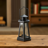 metal candle lantern hanging black china