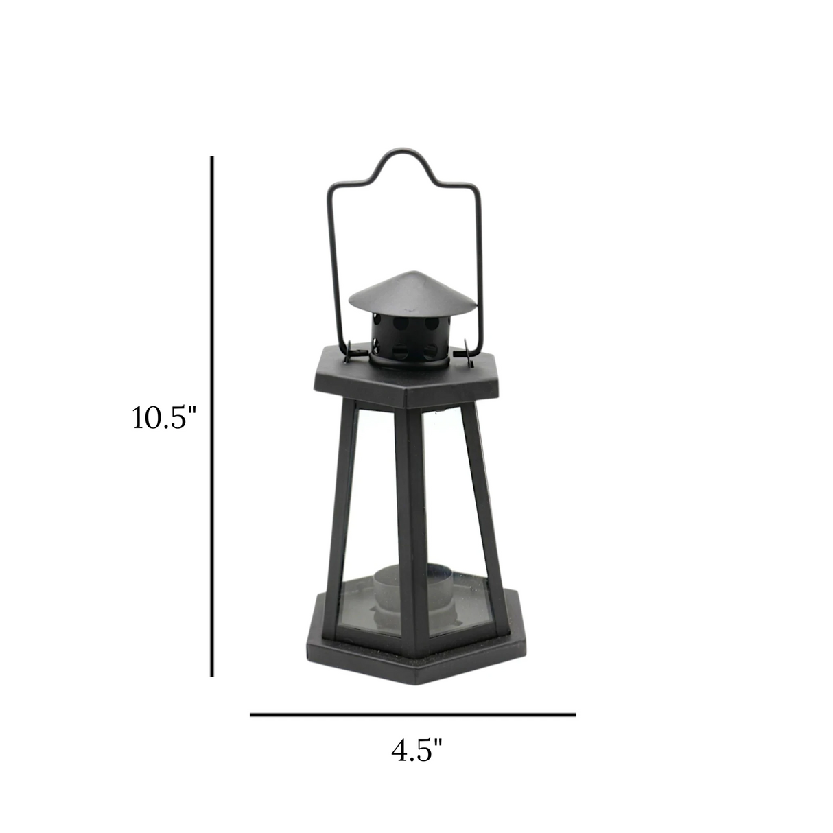 metal candle lantern hanging black china