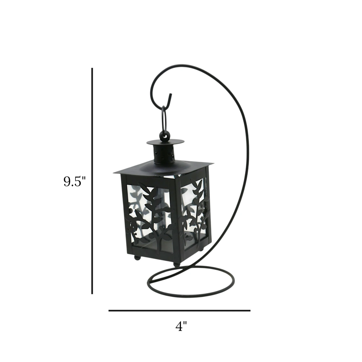 decorative metal hanging lantern black china